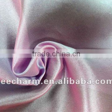 100% Polyester Prom Dress Ivory Satin Fabric