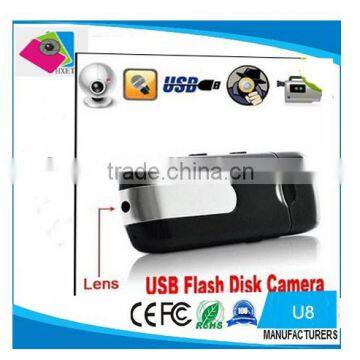 New 2014 and high quality Mini DVR U8 USB Disk HD Hidden CCTV Camera Motion Detector Video Recorder mini camcorders