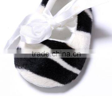 Cool Stripe Crochet Infant Baby Soft Sole Shoes Moccasins Leather Shoes for Toddler photo-4
