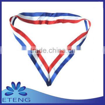 Full Color sublimation neck medal ribbons for WUSHU Championships