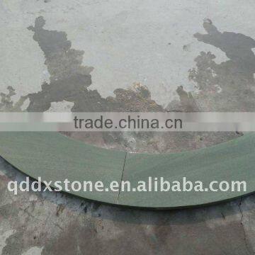 natural green sandstone coping stone