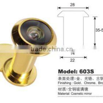 brass door viewer / peephole viewer with cover HI-603