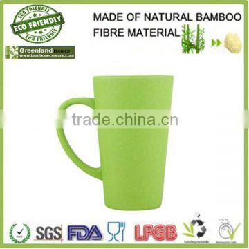 Hot Selling Vacuum Flask Cup With 100% Natural Bamboo,bamboo fibre cup,cup with coaster attached