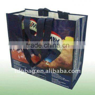 2014 PP woven shopping bag with double handles