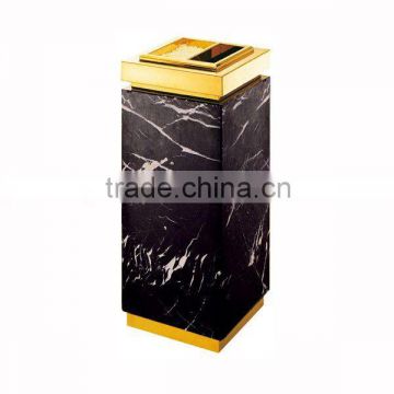 Stainless steel marble garbage bin(A-058 )