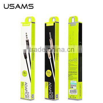 USAMS 3.5mm Jack Female to Male Earphone Headphone Stereo Audio Extension Cable Cord for Computer Speaker Phone 1M MT-5769 photo-5