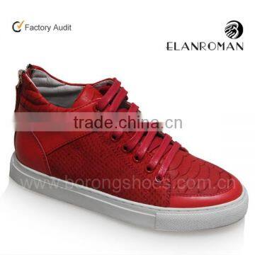 2015 fashion brand high quality ankle sneaker made in guangzhou men sneaker with oem