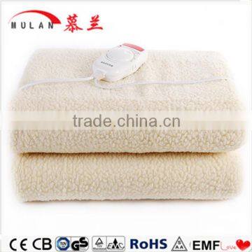 Hot sale double Controller fleece Electric Blanket