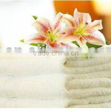 pure white bamboo bath towel