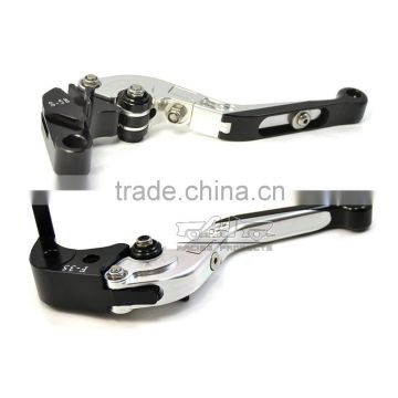 BJ-LS-001 CNC silver adjustable folding racing scooter 150fm brake clutch lever