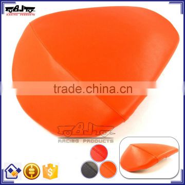 BJ-SC02-390/13 Orange Motorcycle Leather Passenger Seat Cushion Pillion For KTM DUKE 390 2013 - 2015