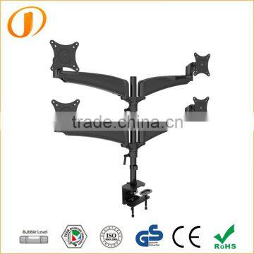 LDE144 Aluminum Full Motion Multi-Monitor desk mount LDE144