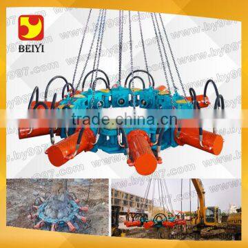 excavator hydraulic breaker for round concrete pipe