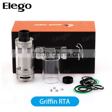 2016 Geekvape Griffin RTA tank with best Clapton coil compatibility and biggest deck