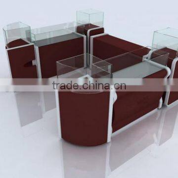 wood portable jewelry display cases