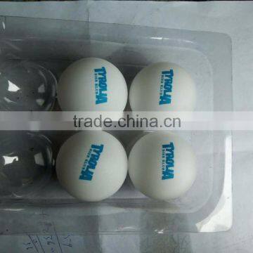 PP Plastic Bulk Packing 40mm Seamless Table Tennis Ball With Customized Logo Printing photo-2