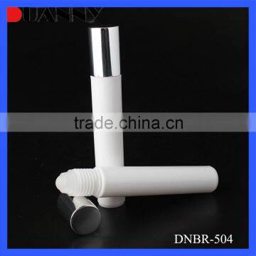 Plastic Cosmetic Empty Roller Ball 10G White Plastic Retail Packaging