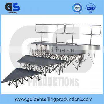 Rental and Resale Portable Stage Stairs ,choral Stage , Cheap Stage for Show Quality Choice