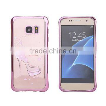 TPU painting case with Laser for S7 edge