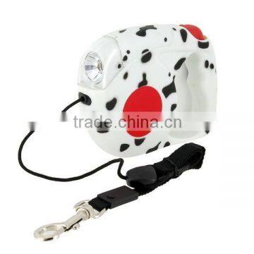 Auto Retractable Dog Leash LED Flashlight