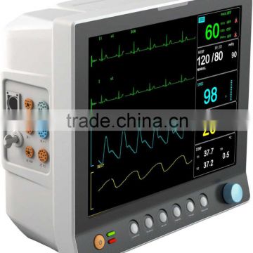 the best quality of six parameter monitor 12.1inch Touch screen CE marked ICU Bed monitoring for the best quality