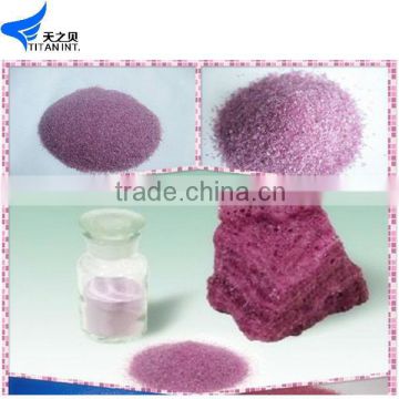 Ceramics Pink Fused Alumina AL2O3 97.4min from China factory