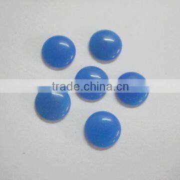 High quality blue agate round cabochon jewelry cabochon