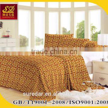 2015 home textile very soft flannel fleece blanket,bed sheet blanket