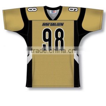 Polyester Spandex custom Sublimated Battalions American Football Jersey/Shirt