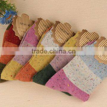 2015 new design fashion young girl tube socks terry socks