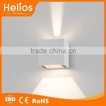square 2*3w up and down led outdoor wall light