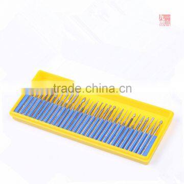 Electroplated diamond point bit set mounted burrs for glass ceramics tile stone 20pcs or 30pcs or 50pcs/set