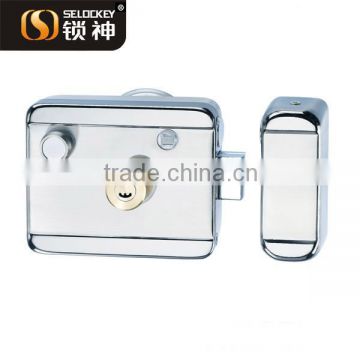 Door magnetic induction silent electronic lock with high security