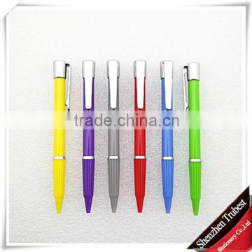 New design 6 color fancy plastic ball pen , office and school supplies