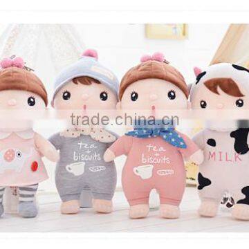 Supplier Lovely doll beans plush toy birthday girl