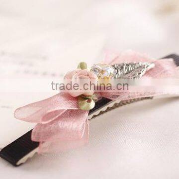 Newest Decorative Hair Bow Flower Hair Clip Bridal Hair Accessories photo-4