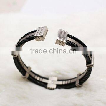 Fashion Stainless Steel Cuff Titanium Bracelet Bangles For Men Jewelry photo-3