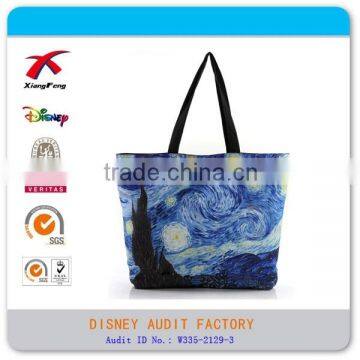 canvas lady art girl fashion bag