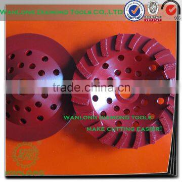 5" long life span diamond cup buffing wheel for granite,limestone,sandstone grinding,diamond grinding wheel for stone processing