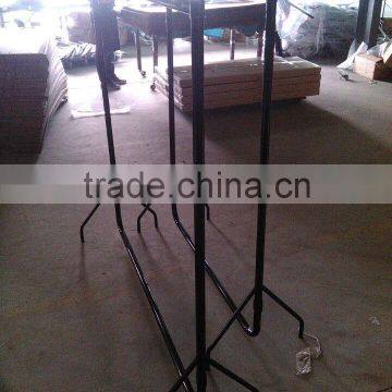 Stainless Steel Double-Pole Baby Clothes Hanging Display Rack Stand photo-6