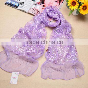 Newly chiffon scarf for promotion