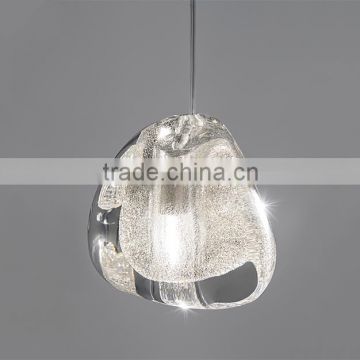 LED 3W Water Droplets Glass Lamps with Transparent Color for Hotel Projects