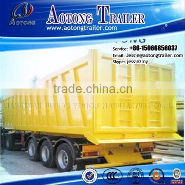 50Ton dump truck trailer,tipper trailer with dimensions optional for sale in dubai