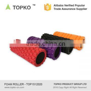 TOPKO Muscle Relex massage Grid Fitness Hollow EVA Foam Roller