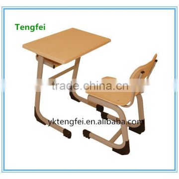 single primary students desk and chair