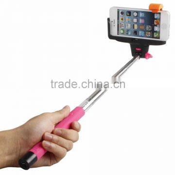 Z07-5 wireless mobile phone monopod,handheld selfie monopod for iphone