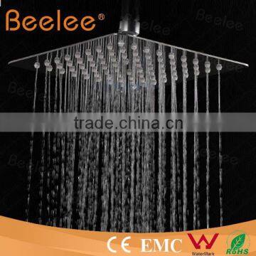 304 Stainless Steel Bathroom Top Square Rain Shower Heads photo-2