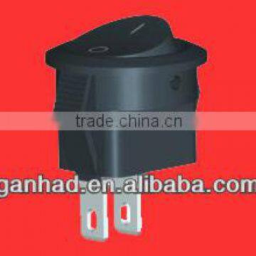 Single pole round 2 pin rocker switch