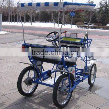 BLUE FOUR-WHEEL LEISURE BIKE photo-5