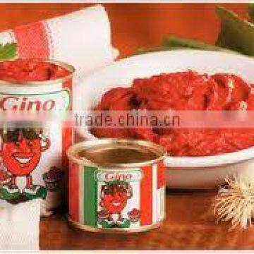 Gino Quality Canned Tomato Paste 70g, 210g, 400g, 800g, 2.2kg